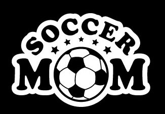 Soccer Mom Window Wall Sticker 4