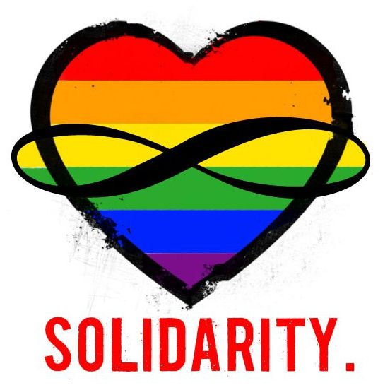 SOLIDARITY Pride Sticker Square Decal