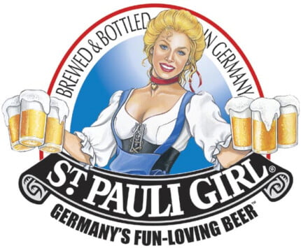 St Pauli Girl Beer Decal