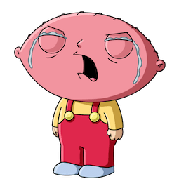 stewie red face crying family_guy sticker