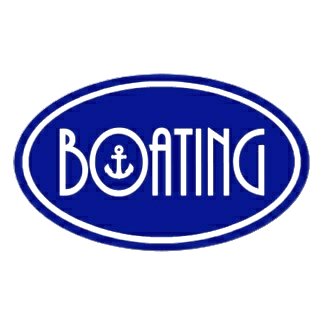 boating oval sticker