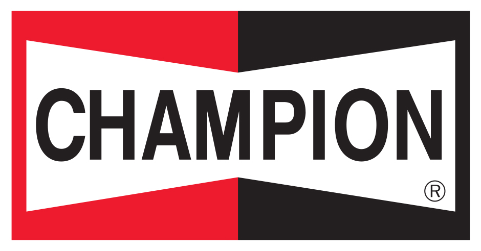 champion spark plug logo sticker