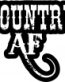 country af rebel sticker