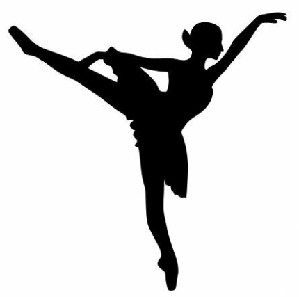 Dance Silhouette Decal 4