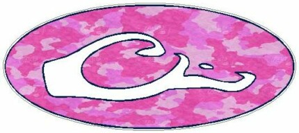 DRAKE OVAL DECAL - Pink Camo FILL