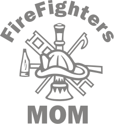 Firefighters Mom Decal