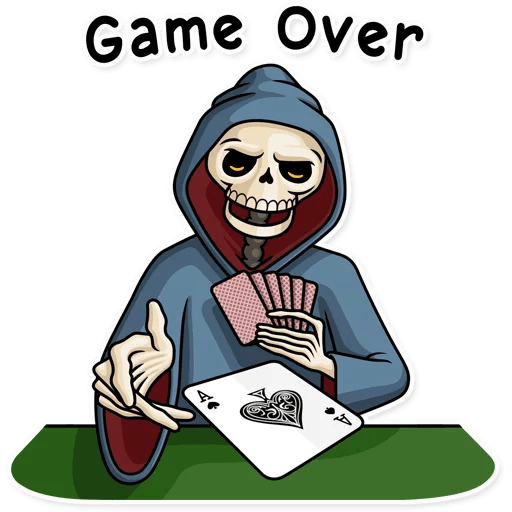 friendly death_grim reaper sticker 26