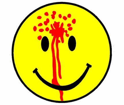 Happy Face Shot Sticker