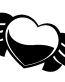 Heart with Wings 2 Decal Sticker