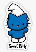 KittyKat Smurf Decal