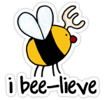 I Beelieve Color Sticker