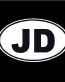 JD Oval Decal