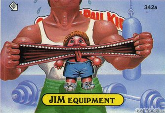 JIM Equipment Funny Sticker Name Decal