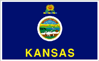 Kansas State Flag Decal