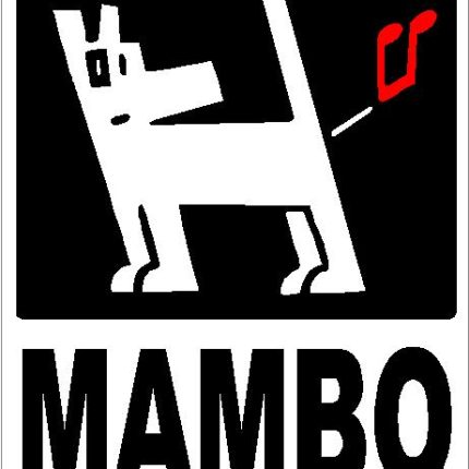 MAMBO Farting Dog Color Music Decal
