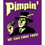 Pimpin Vinyl Decal Funny Sticker