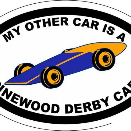 PINEWOOD DERBY OVAL BOY SCOUT STICKER