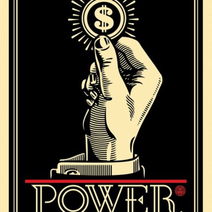 power bidder political sticker