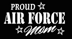 PROUD Military Stickers AIR FORCE MOM
