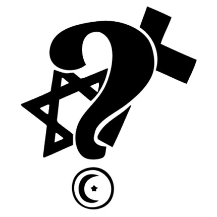 question mark religion Religious Decal