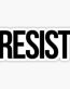 resist rebel sticker