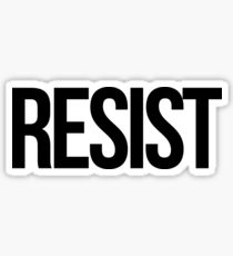 resist rebel sticker