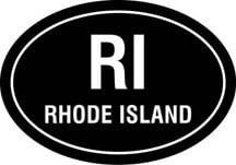 Road Island Oval Decal