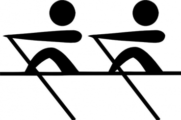 rowing boating decal