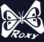 Roxy Logo Butterfly Decal Sticker