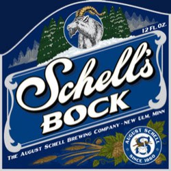 Schells Bock Beer Label Sticker