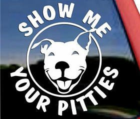 show me your pitties decal