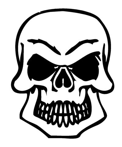 Skull 100 Vinyl Decal