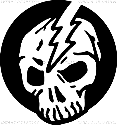 Skull Vinyl Decal Sticker 56