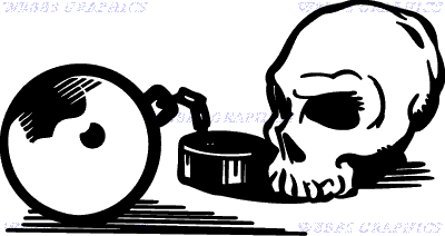 Skull Vinyl Decal Sticker 67