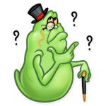 slimer ghost busters funny sticker 16