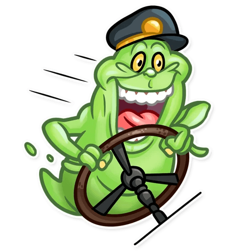 slimer ghost busters funny sticker 17