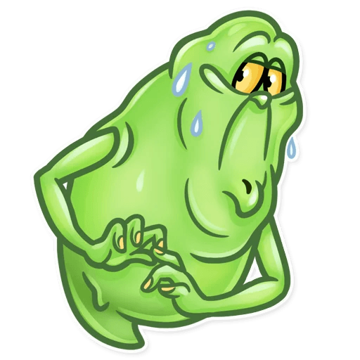 slimer ghost busters funny sticker 20