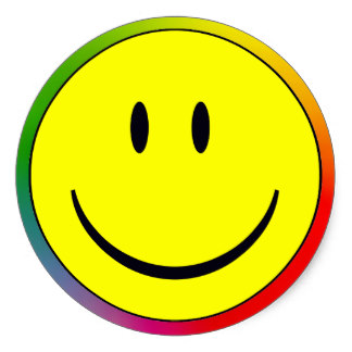 smile rainbow_be_happy_smile_face_sticker