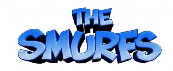 Smurf Movie Logo Decal