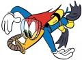 woody woodpecker scuba sticker