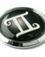 Zodiac Gemini 3D Adhesive Chrome Auto Emblem