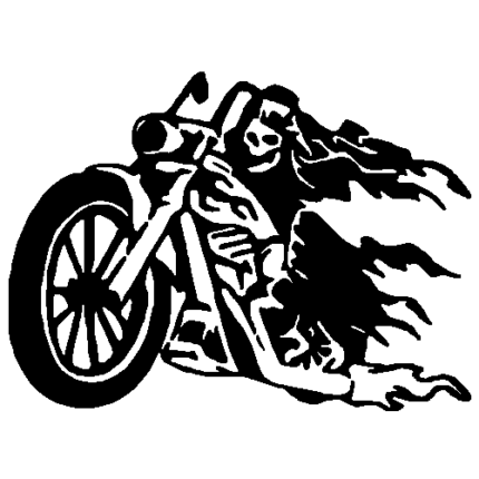 Grim Biker decal - 096