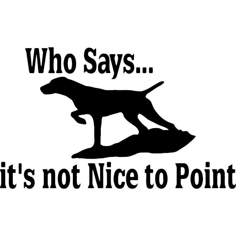 16CM-9-6CM-Dog-Coon-Bird-Duck-Hunting-Pointer-Car-Vinyl-Decal-Car-Sticker