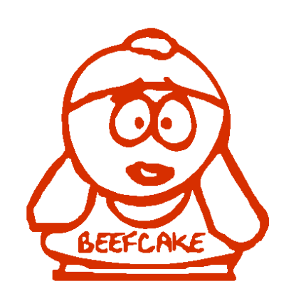 Beefcake decal