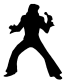 Elvis Singing Decal