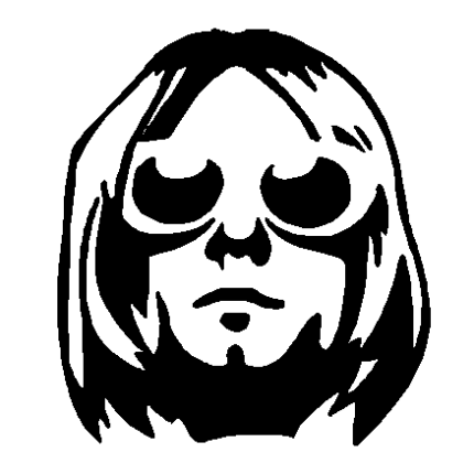 Nirvana Kurt Cobain Auto Sticker