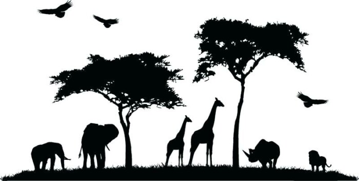African Animal Decal 40