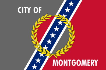 Alabama Montgomery City Flag Sticker