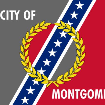 Alabama Montgomery City Flag Sticker