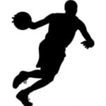 Basketball Die Cut Decal1